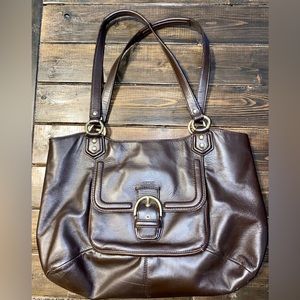 👜 Coach Bags~Campbell Belle Shoulder Bag. Brown F24961 👜